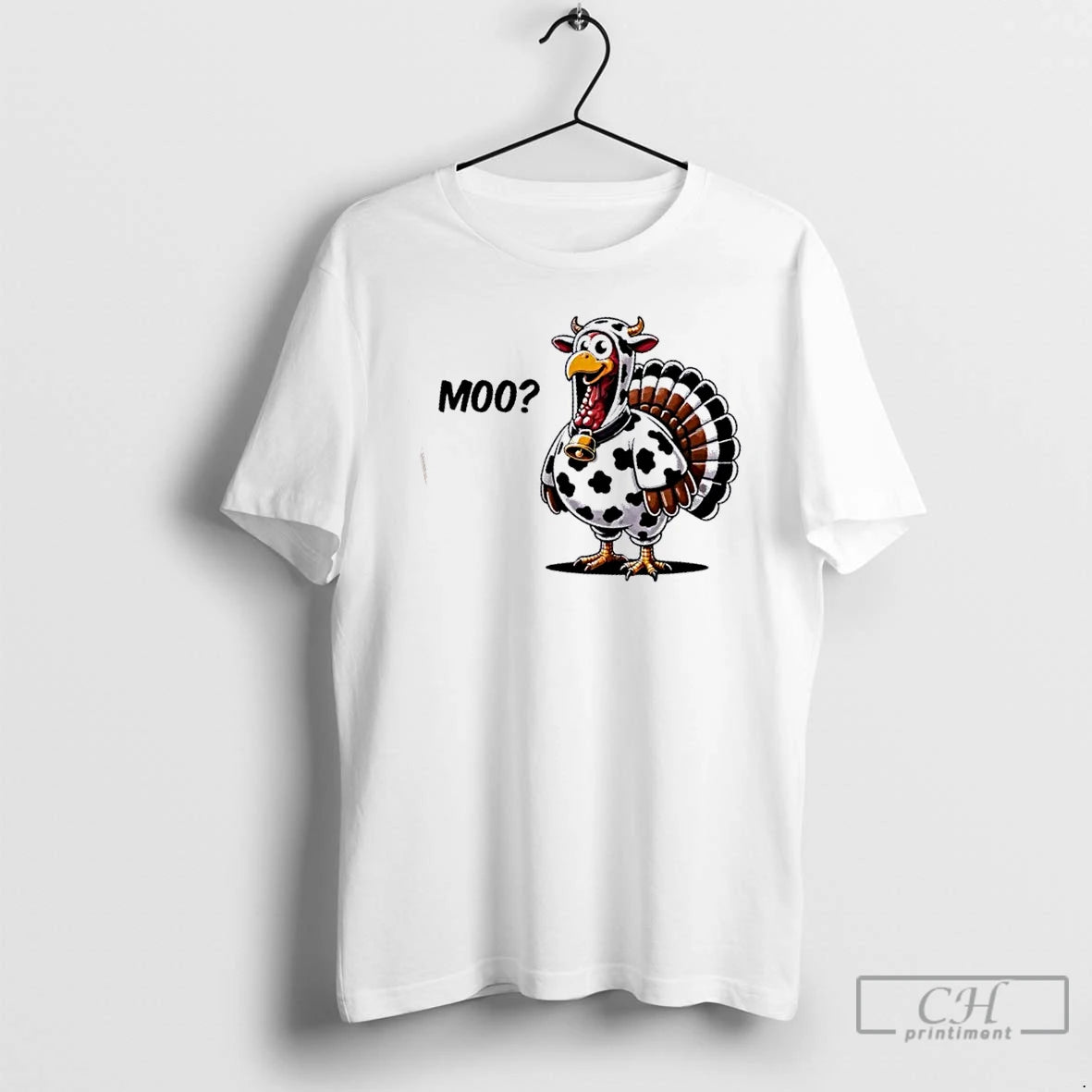 Classic Turkey Moo Funny Cute Thanksgiving T Shirts Hoodie, Sweatshirt | InkRitualCo.com