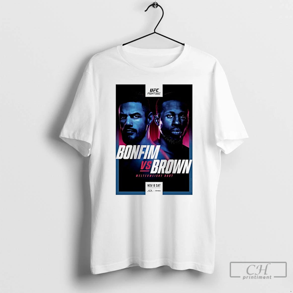 Classic Ufc Fight Night Bonfim Vs Brown Autographed Event T-Shirts, Hoodie, Sweatshirt | InkRitualCo.com