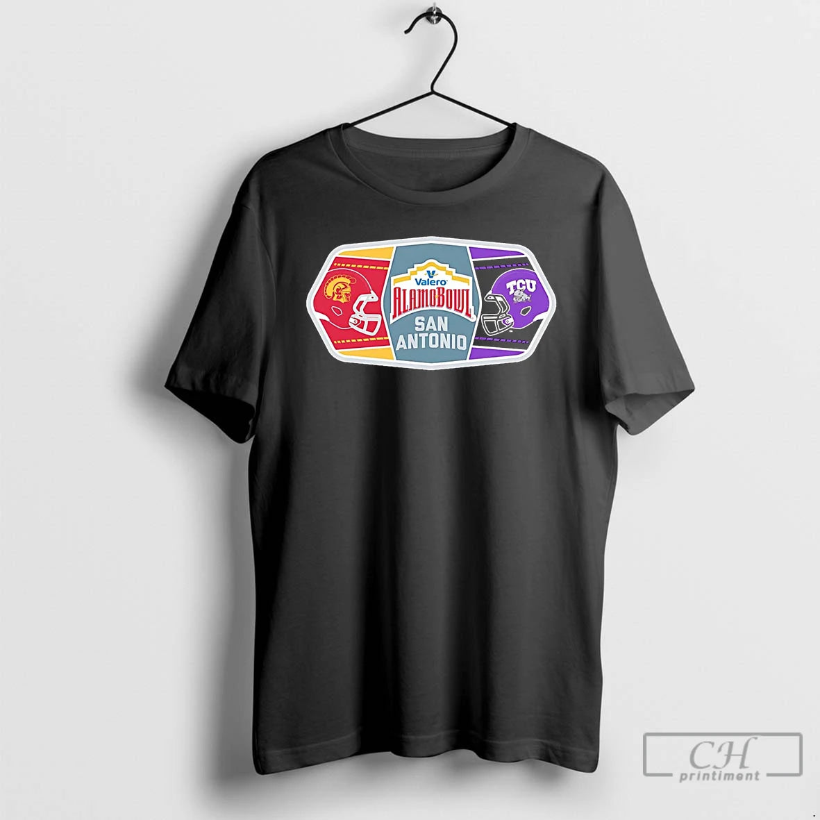 Classic Usc Trojans Vs Tcu Horned Frogs 2025 Valero Alamo Bowl Helmet T Shirts Sweater Hoodie, Sweatshirt | InkRitualCo.com
