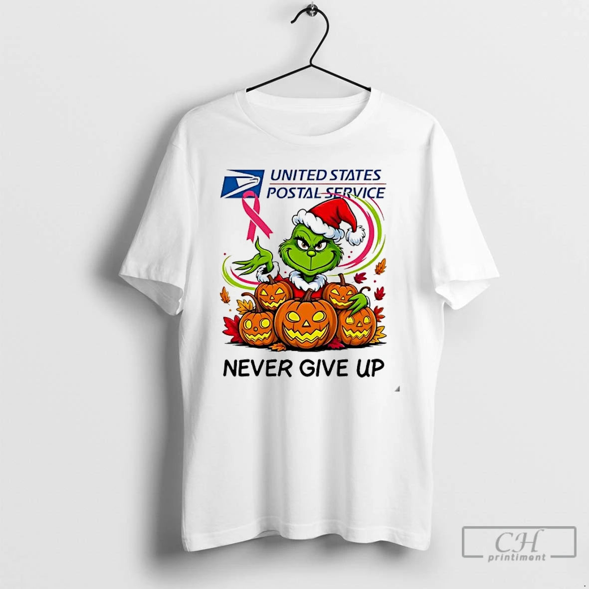 Classic Usps X Grinch Christmas Never Give Up T Shirts Hoodie, Sweatshirt | InkRitualCo.com