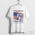 Classic United States Of America 250th Anniversary Quarter Millennial 1776 2026 T-Shirts, Hoodie, Sweatshirt