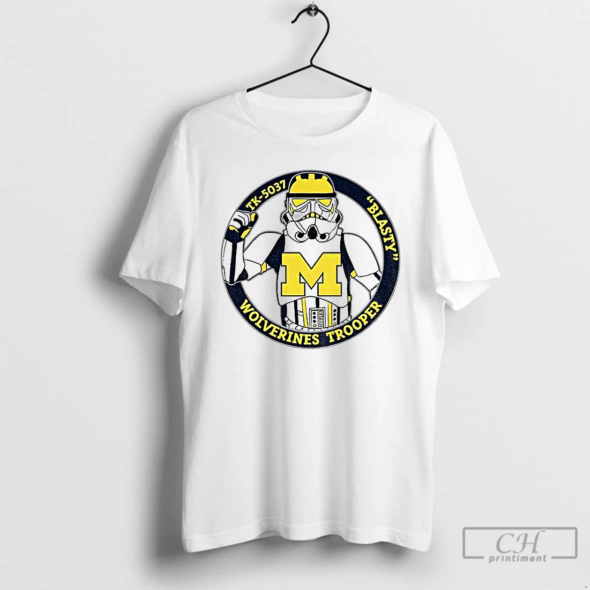 Classic University Of Michigan Wolverines Stormtrooper Tk 5037 Blasty T-Shirts, Hoodie, Sweatshirt | InkRitualCo.com