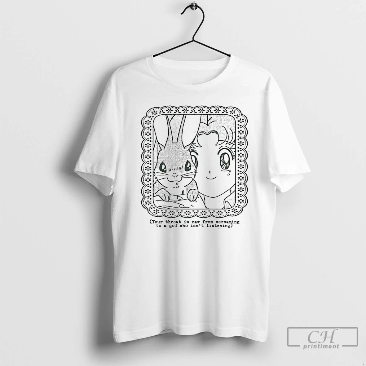 Classic Usagi Tsukino And Bunny Your Throat Is Raw From Screaming To A God Who T-Shirts, Hoodie, Sweatshirt | InkRitualCo.com