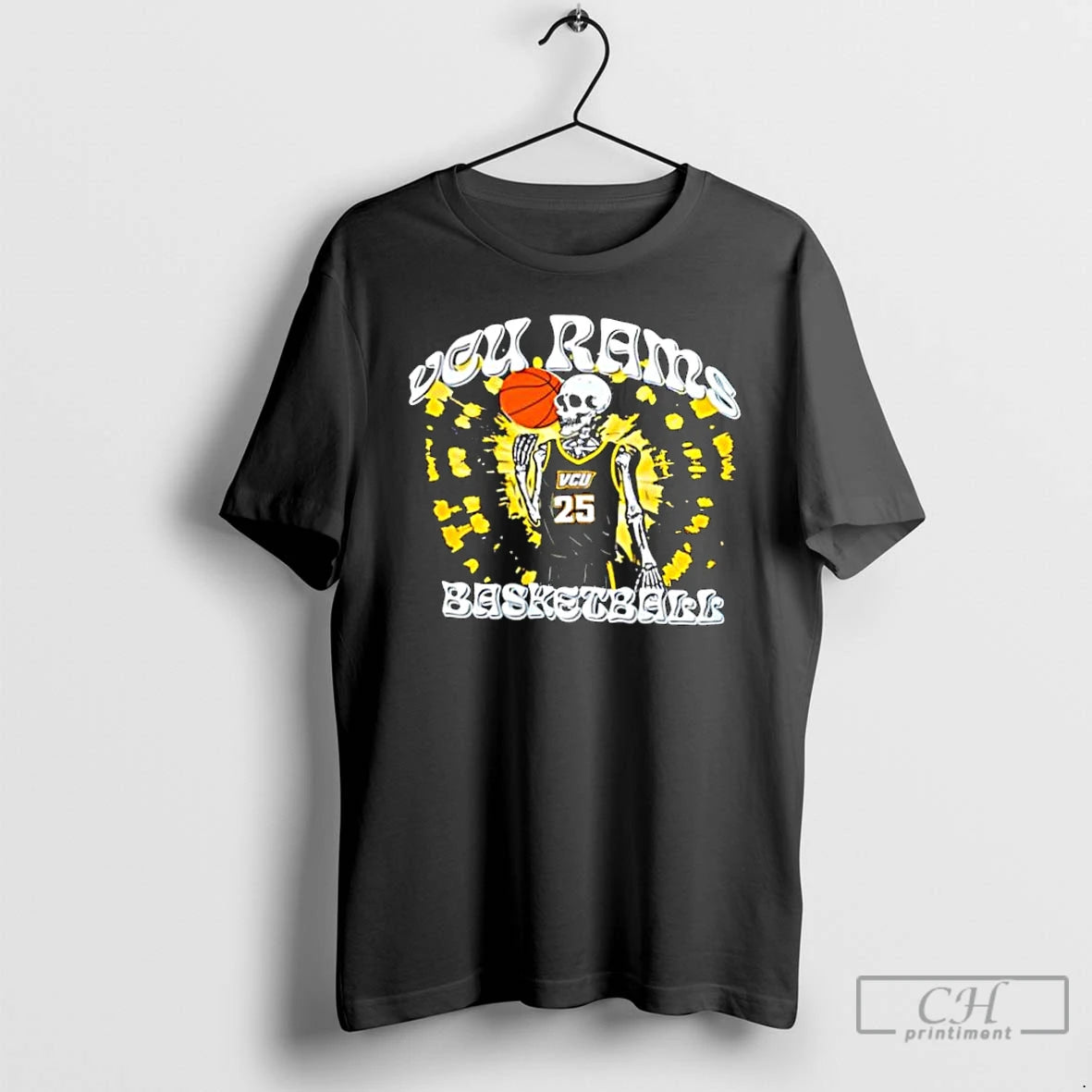 Classic Vcu Rams Basketball Skeleton T-Shirts, Hoodie, Sweatshirt | InkRitualCo.com