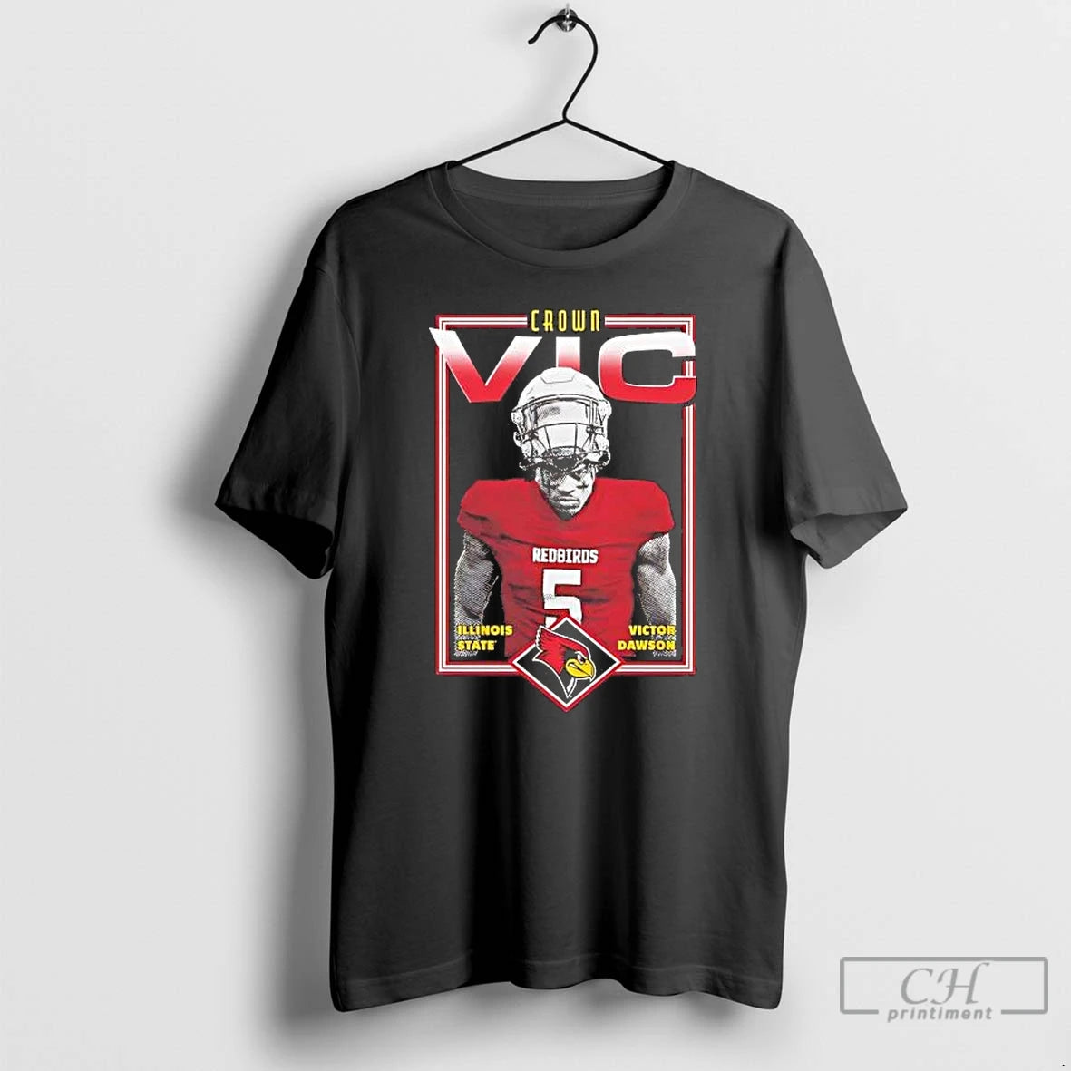 Classic Victor Dawson Crown Vic Illinois State Redbirds T-Shirts, Hoodie, Sweatshirt | InkRitualCo.com