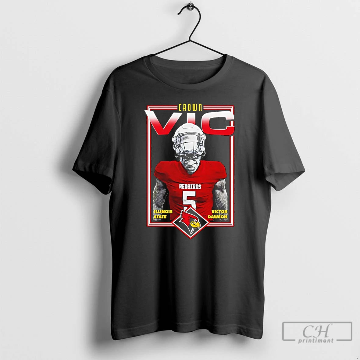 Classic Victor Dawson Illinois State Football Portrait T-Shirts, Hoodie, Sweatshirt | InkRitualCo.com