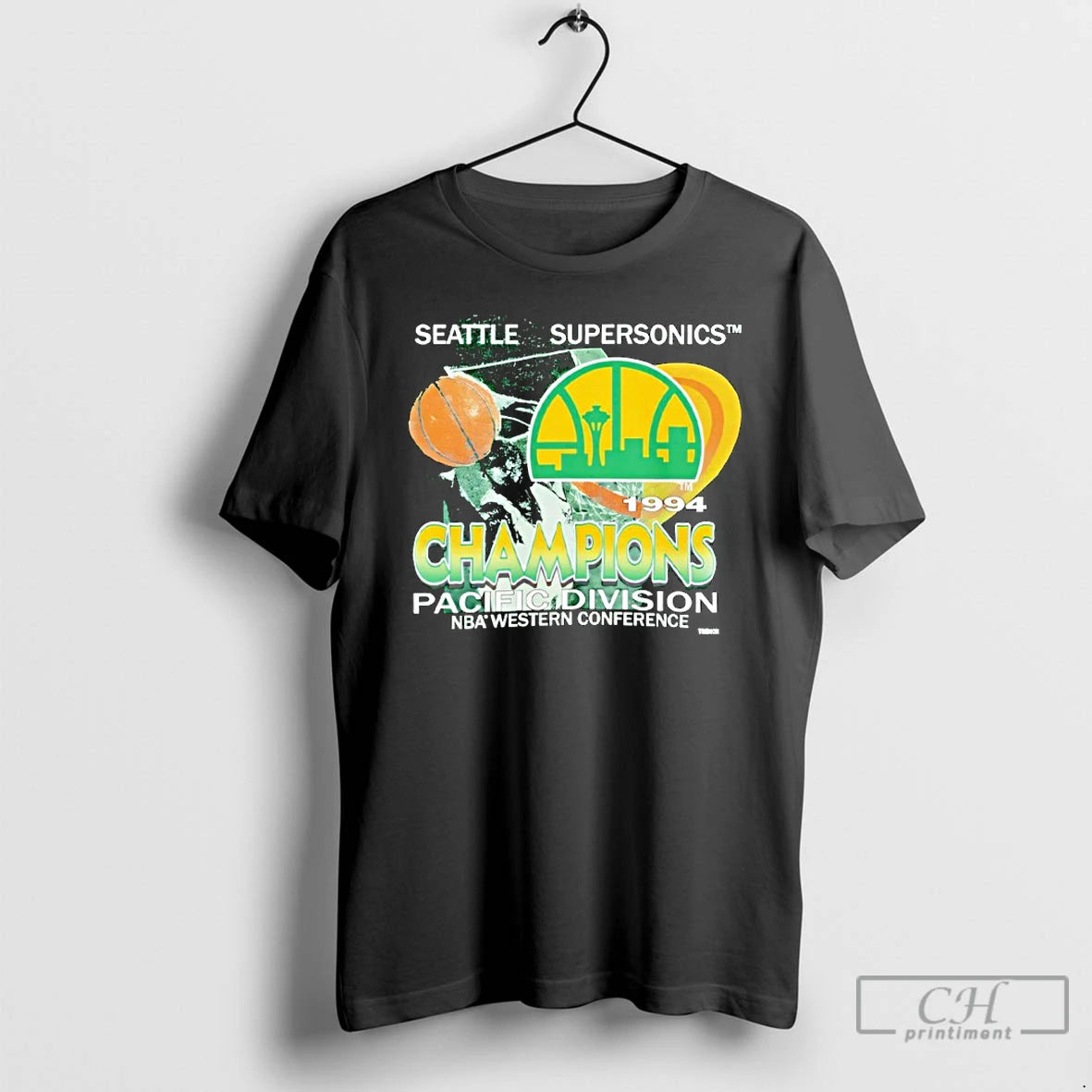 Classic Vintage Seattle Supersonics 1994 Champions T-Shirts, Hoodie, Sweatshirt | InkRitualCo.com