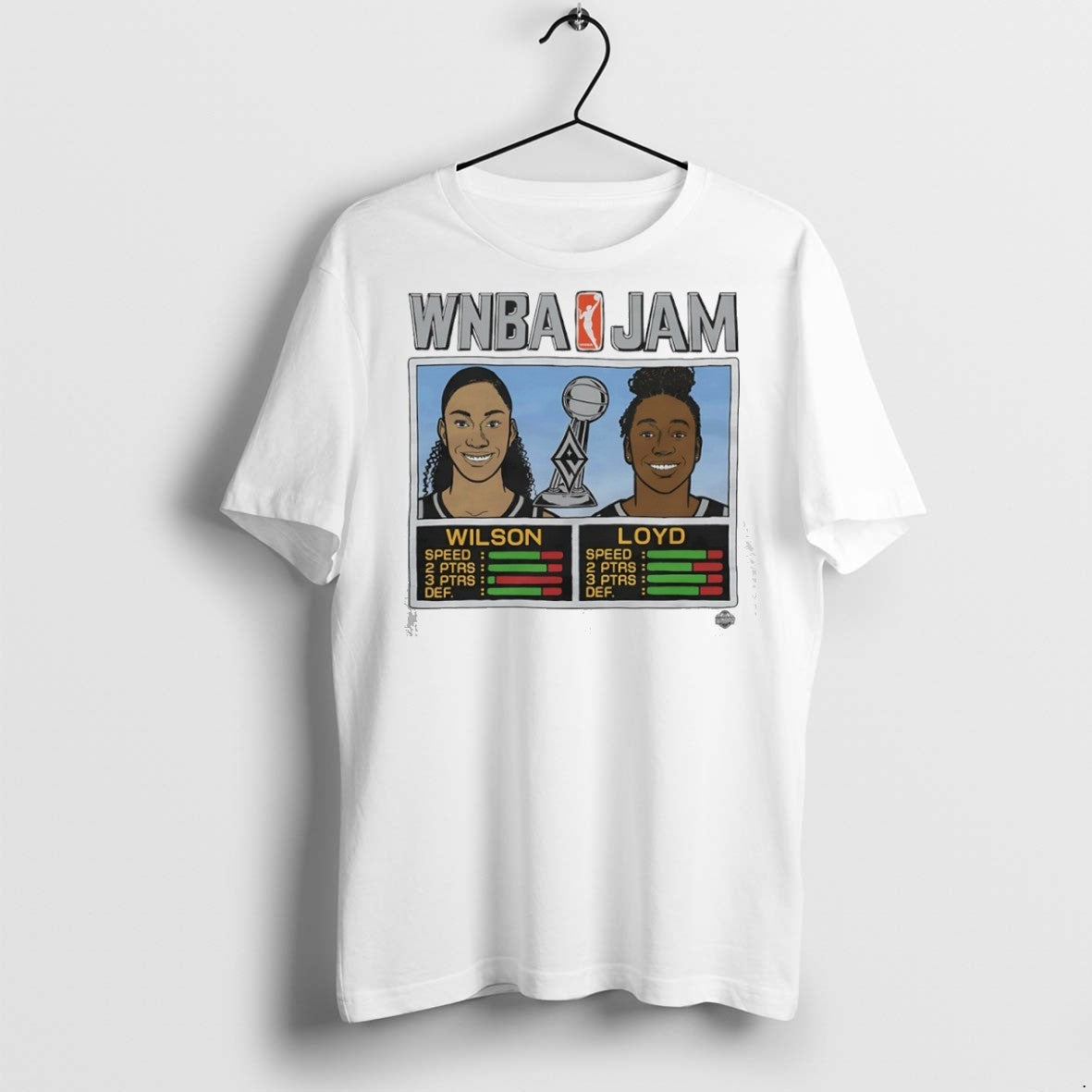 Classic Wnba Jam Las Vegas Aces 2025 Champs Aja Wilson And Jewell Loyd T Shirts Hoodie, Sweatshirt | InkRitualCo.com