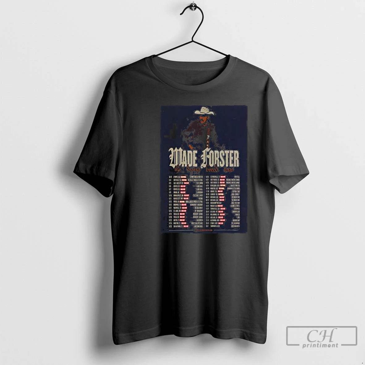 Classic Wade Forster 2026 The Dying Breed Tour Circle Black T-Shirts, Hoodie, Sweatshirt | InkRitualCo.com