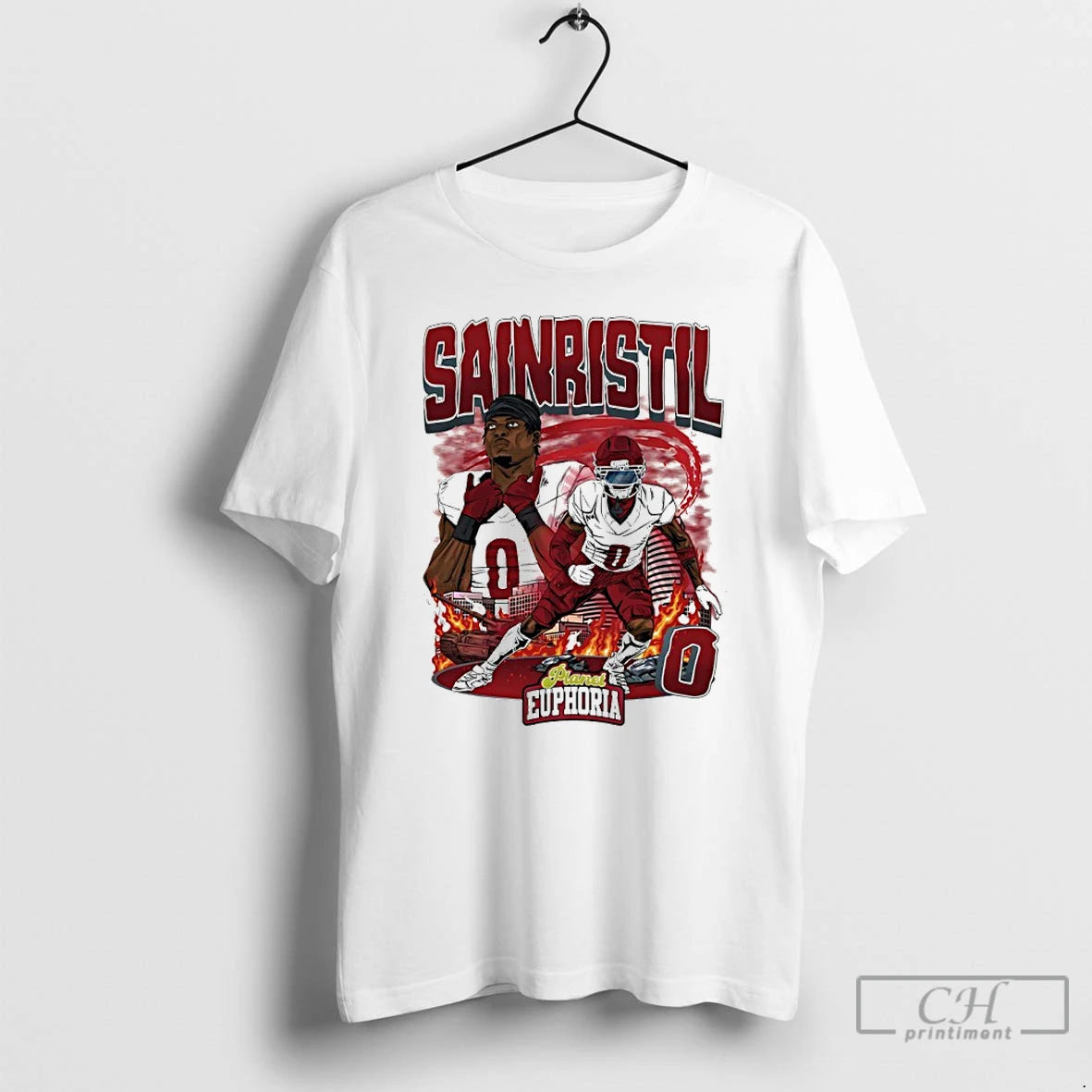 Classic Washington Football Mike Sainristil Player Comic T-Shirts, Hoodie, Sweatshirt | InkRitualCo.com