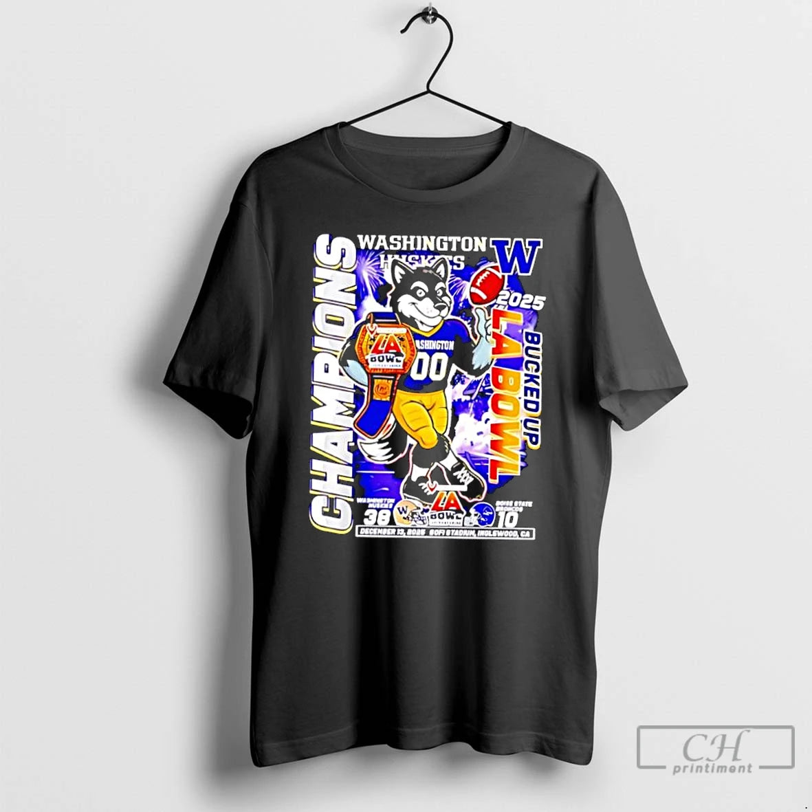 Classic Washington Huskies 2025 Bucked Up La Bowl Champions Mascot T-Shirts, Hoodie, Sweatshirt | InkRitualCo.com