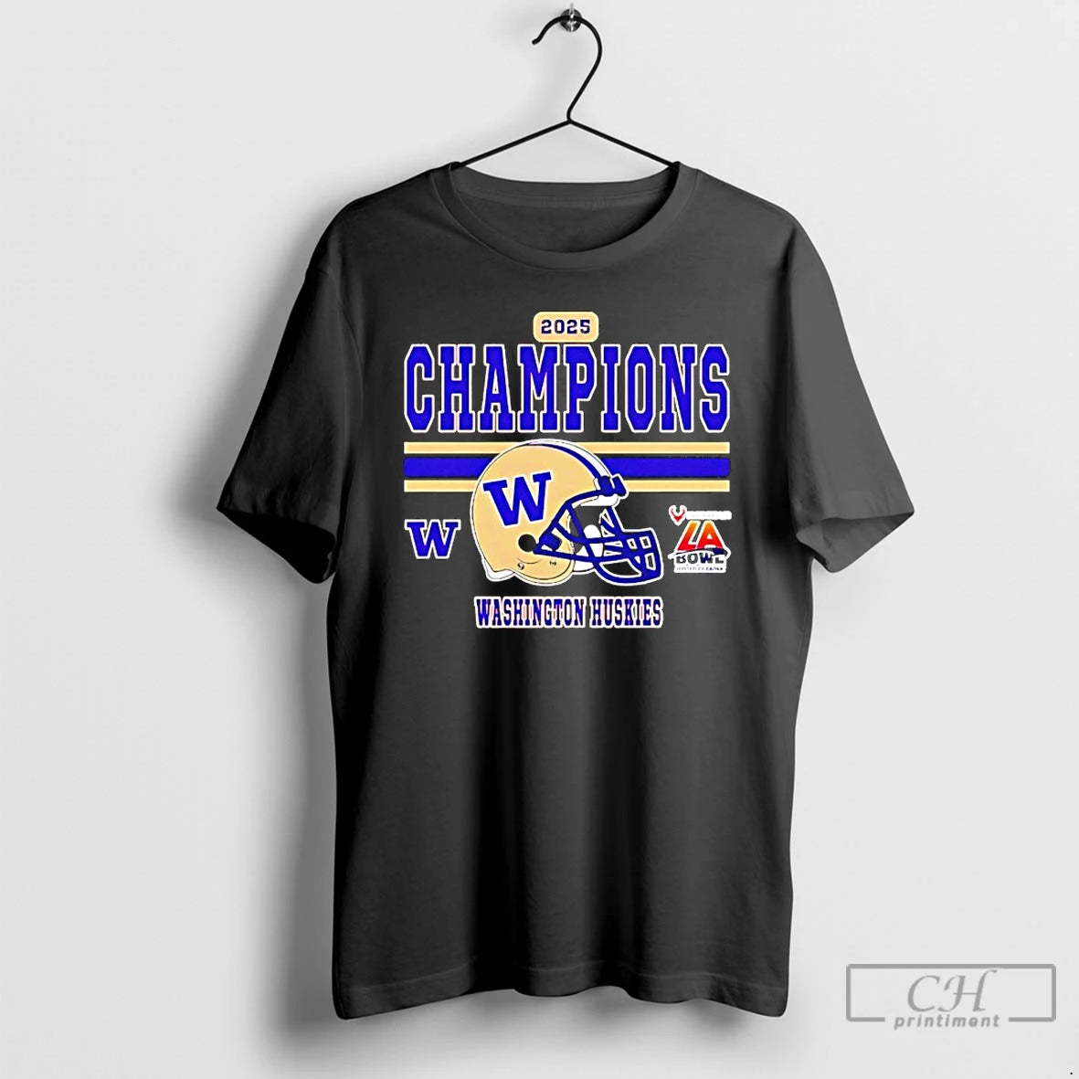 Classic Washington Huskies 2025 La Bowl Champions Helmet T-Shirts, Hoodie, Sweatshirt | InkRitualCo.com