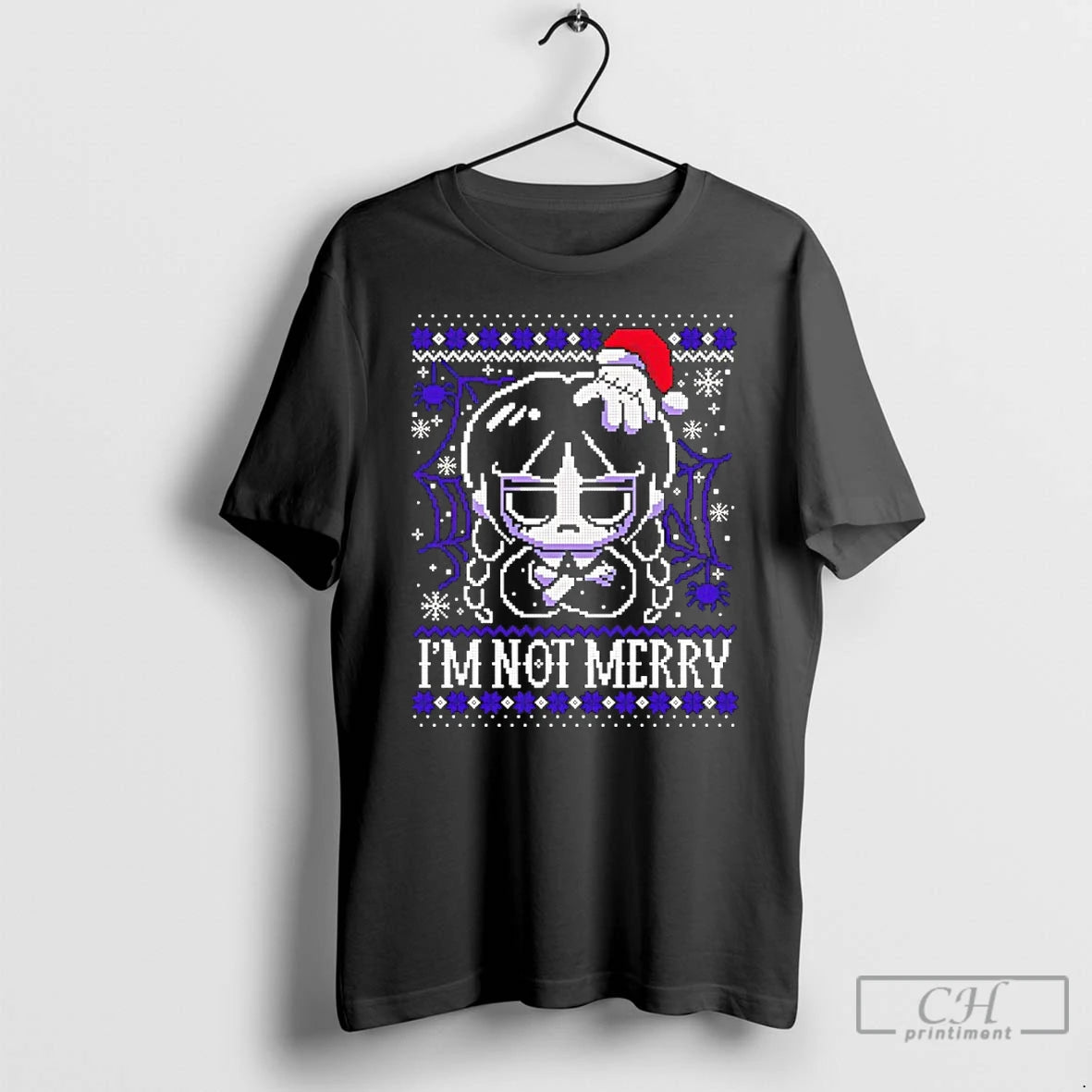 Classic Wednesday Im Not Merry Ugly Christmas T-Shirts, Hoodie, Sweatshirt | InkRitualCo.com