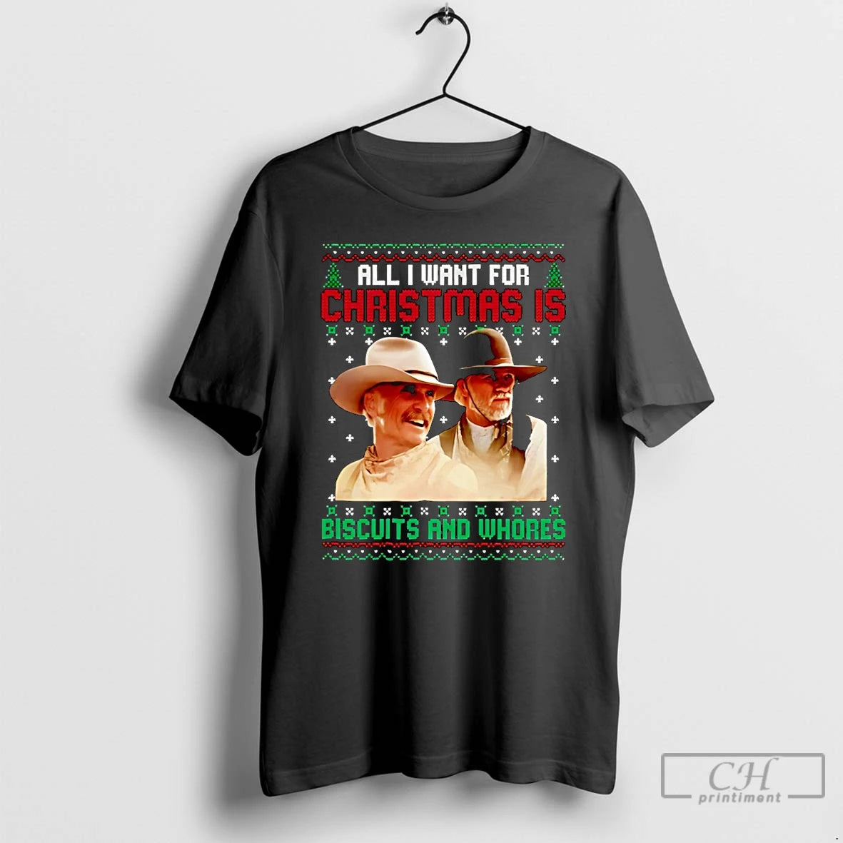 Classic Western Cowboys Biscuits And Whores Christmas Christmas T-Shirts, Hoodie, Sweatshirt | InkRitualCo.com