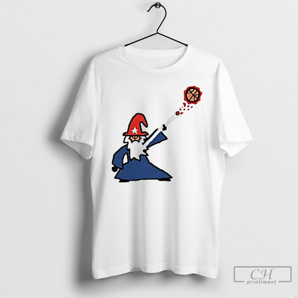 Classic Wizard Basketball Caricature T-Shirts, Hoodie, Sweatshirt | InkRitualCo.com
