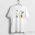 Classic Yes Water Glass But Life Beer Half Full Glass T-Shirts, Hoodie, Sweatshirt | InkRitualCo.com