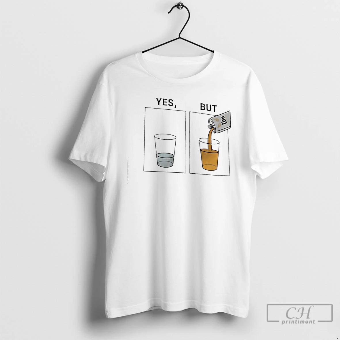 Classic Yes Water Glass But Life Beer Half Full Glass T-Shirts, Hoodie, Sweatshirt | InkRitualCo.com