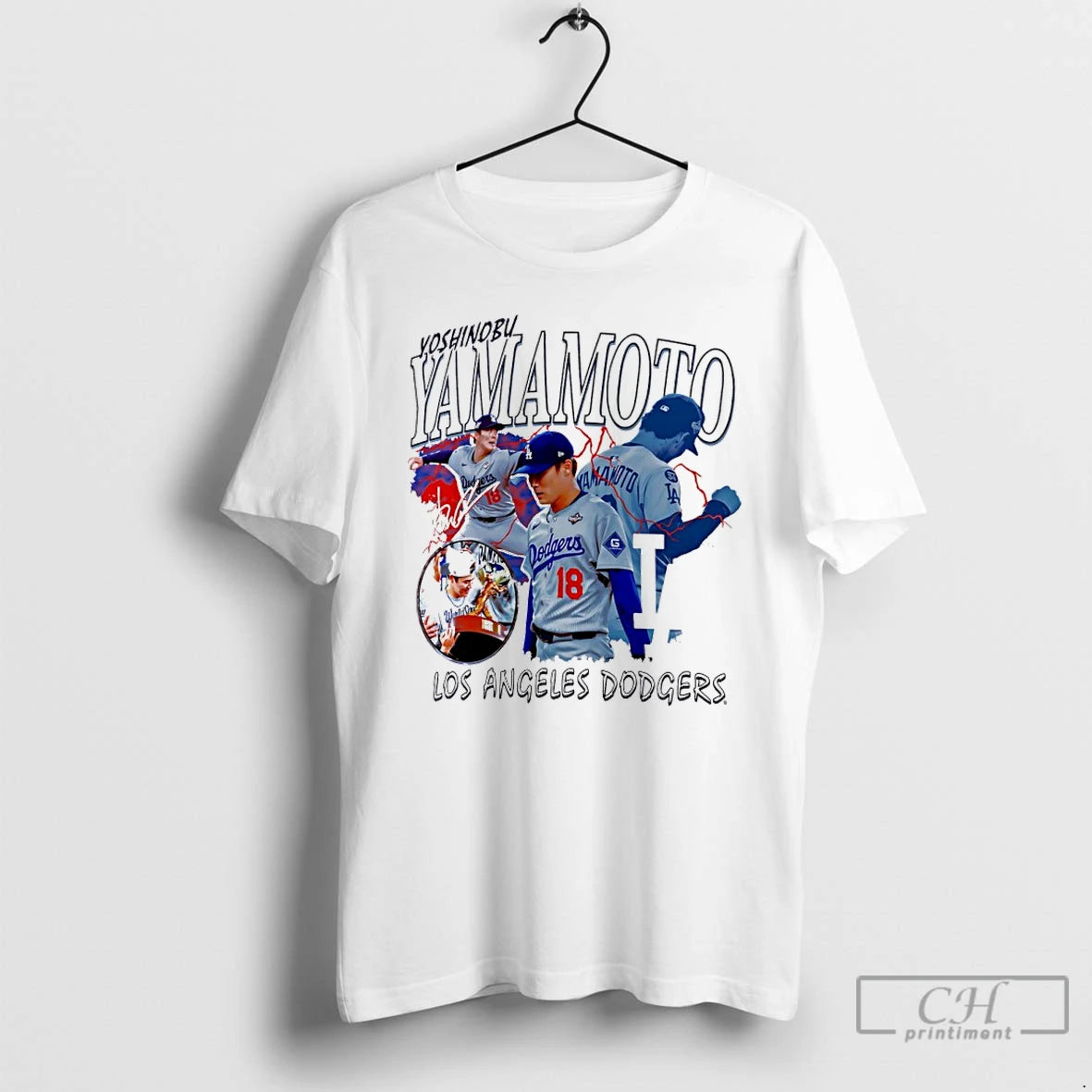 Classic Yoshinobu Yamamoto Los Angeles Dodgers Montage Player Signature T-Shirts, Hoodie, Sweatshirt | InkRitualCo.com