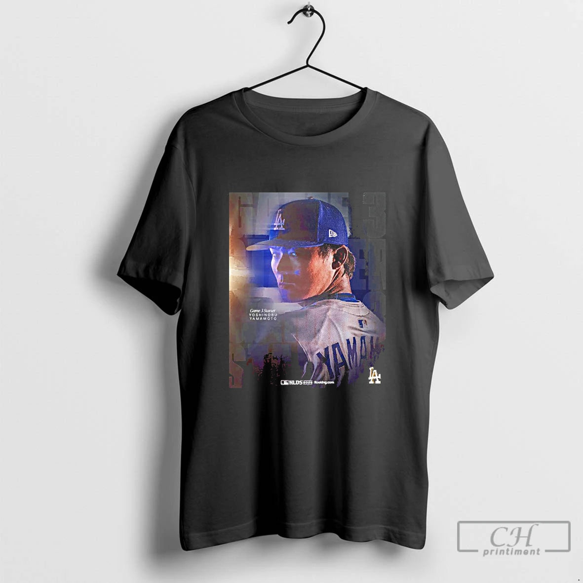 Classic Yoshinobu Yamamoto Los Angeles Dodgers Game 3 Starter Mlb Nlds 2025 Blackshirt T Shirts Hoodie, Sweatshirt
