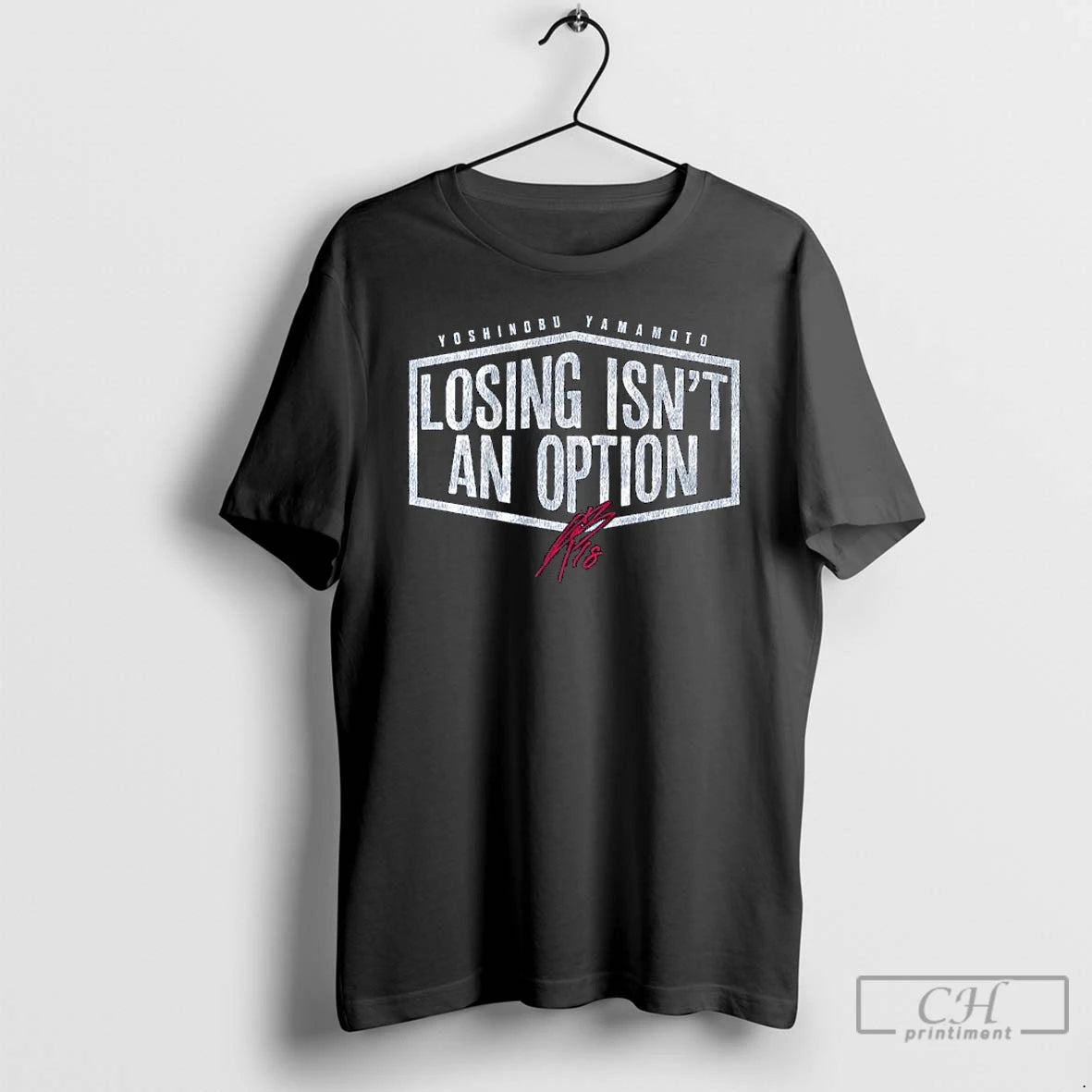 Classic Yoshinobu Yamamoto Losing Isnt An Option Long Sleve T Shirts Hoodie, Sweatshirt | InkRitualCo.com