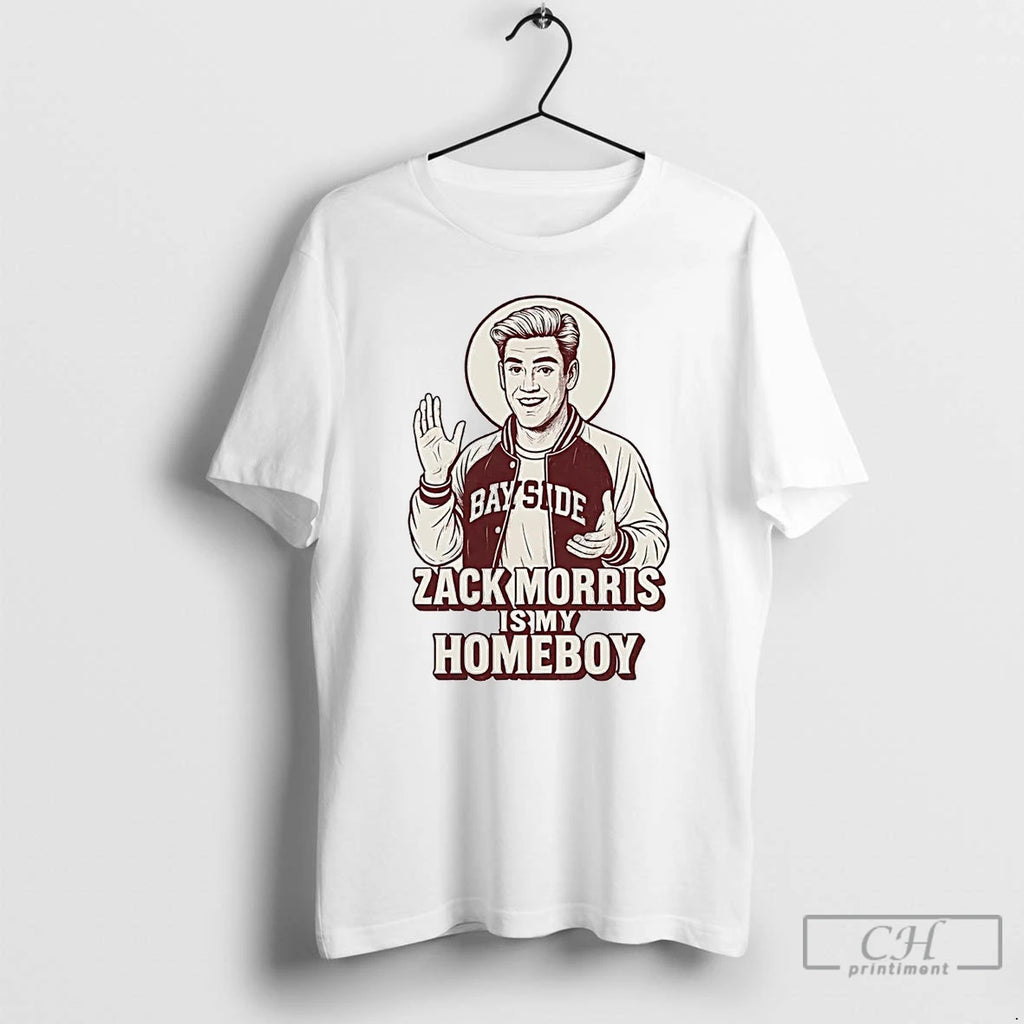 Classic Zack Morris Is My Homeboy Jesus Parody T Shirts Hoodie, Sweatshirt | InkRitualCo.com