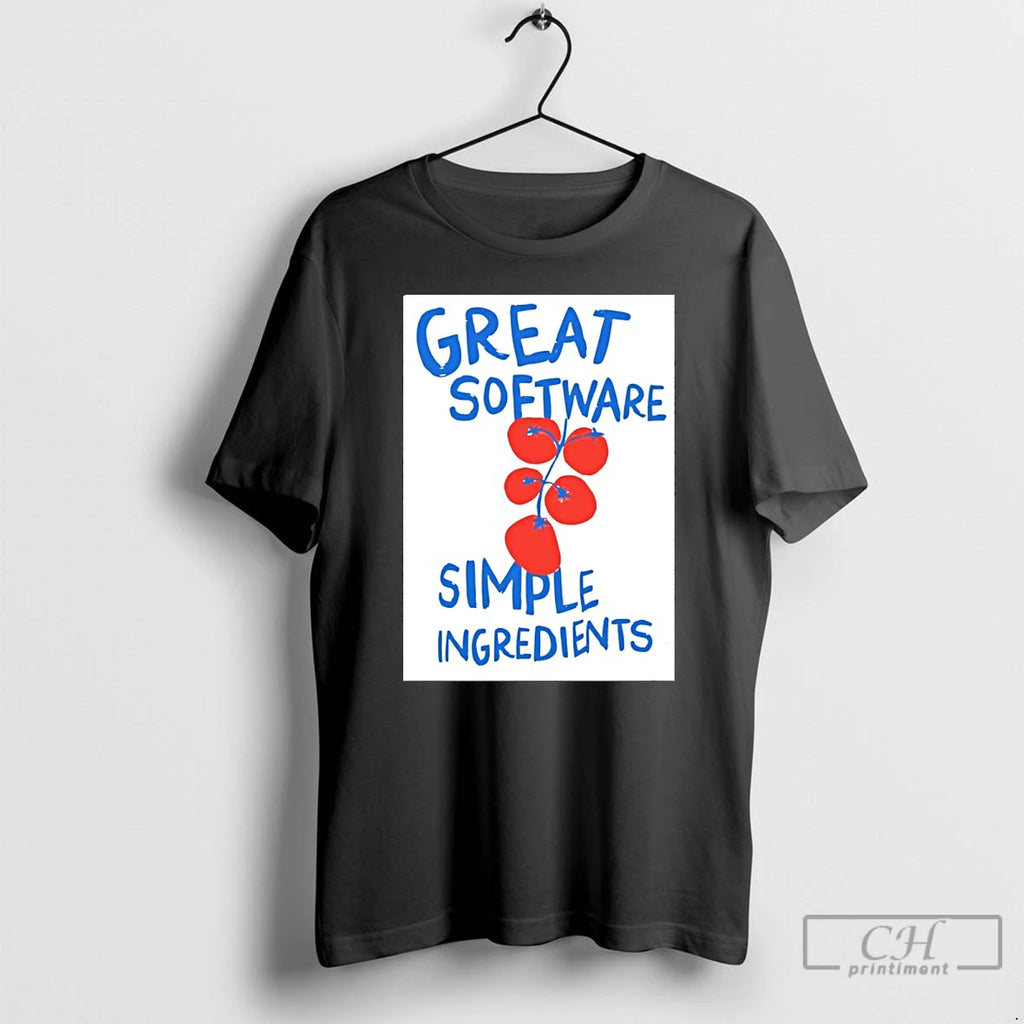 Classic Zeno Rocha Great Software Resend Studios Simple Ingredients T-Shirts, Hoodie, Sweatshirt | InkRitualCo.com