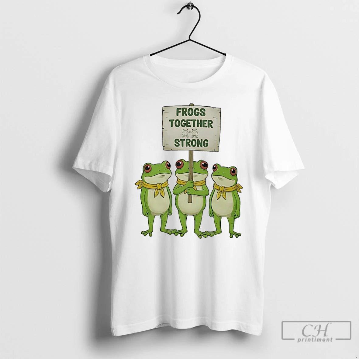 Classic Frogs Together Strong Portland Anti Ice T Shirts Hoodie, Sweatshirt | InkRitualCo.com