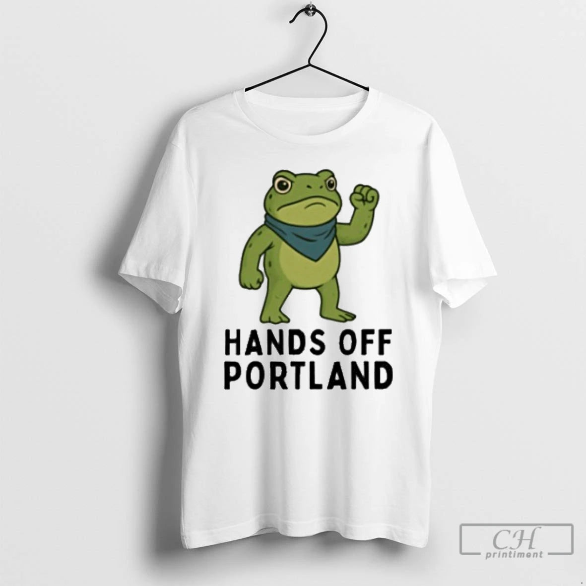 Classic Hands Off Portland Frog T Shirts Hoodie, Sweatshirt | InkRitualCo.com