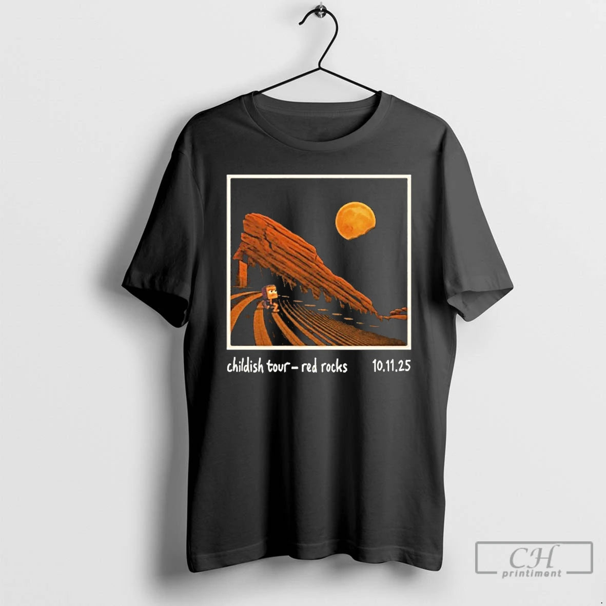 Classic Lane 8 Childish Tour Morrison Colorado Red Rocks Oct 11 2025 T Shirts Hoodie, Sweatshirt | InkRitualCo.com