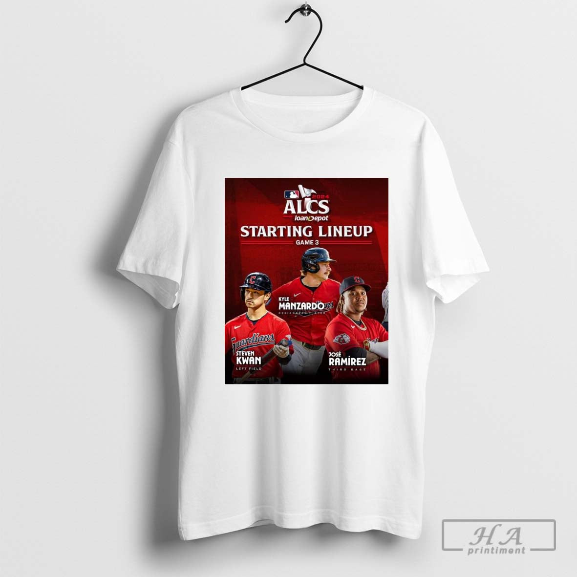 Cleveland Guardians Mlb 2024 Alcs Starting Lineup Game 3 Manzardo Kwan Ramirez T-Shirts, Hoodie, Sweatshirt | InkRitualCo.com
