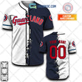 Cleveland Guardians MLB Personalized Mix Baseball Jersey
