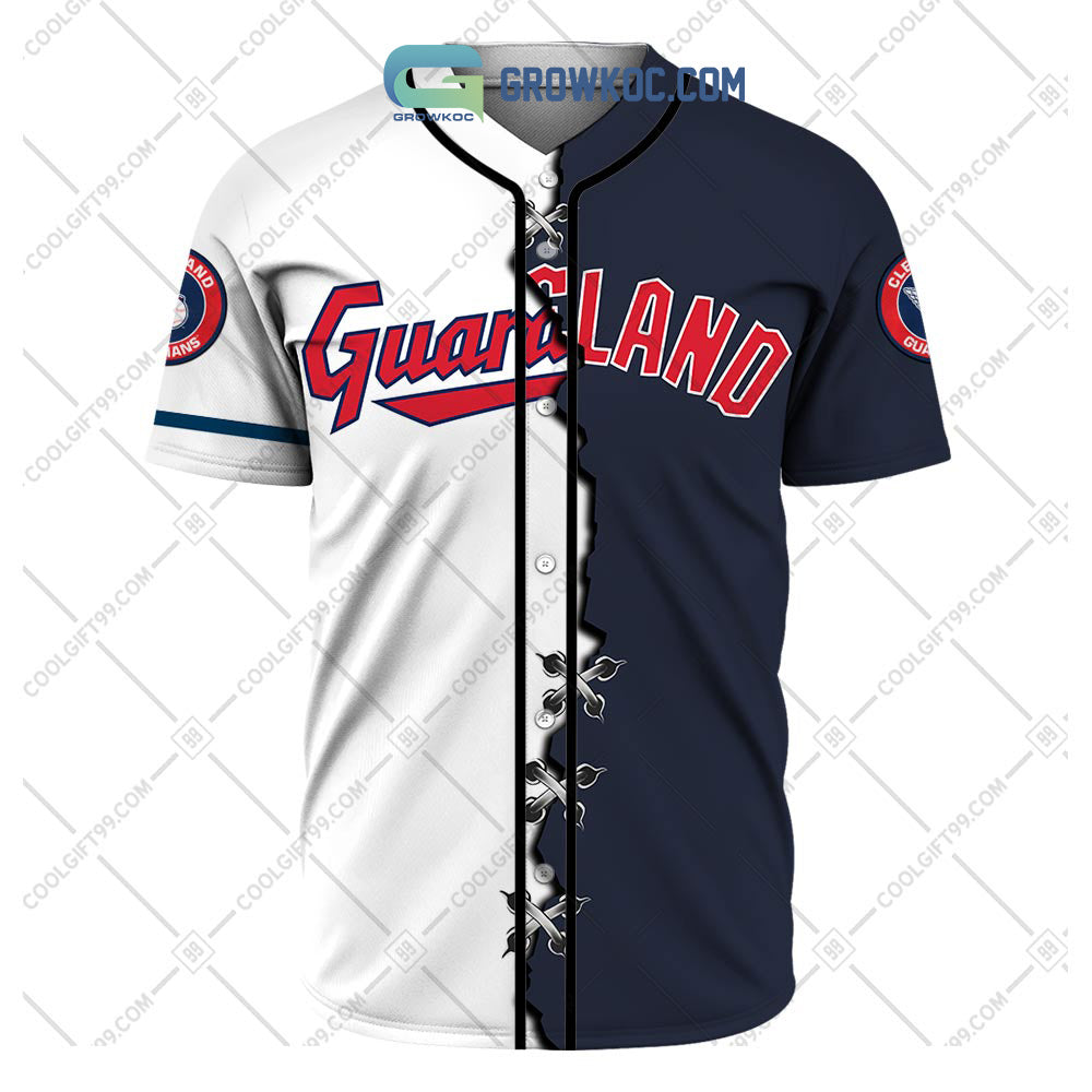 Cleveland Guardians MLB Personalized Mix Baseball Jersey