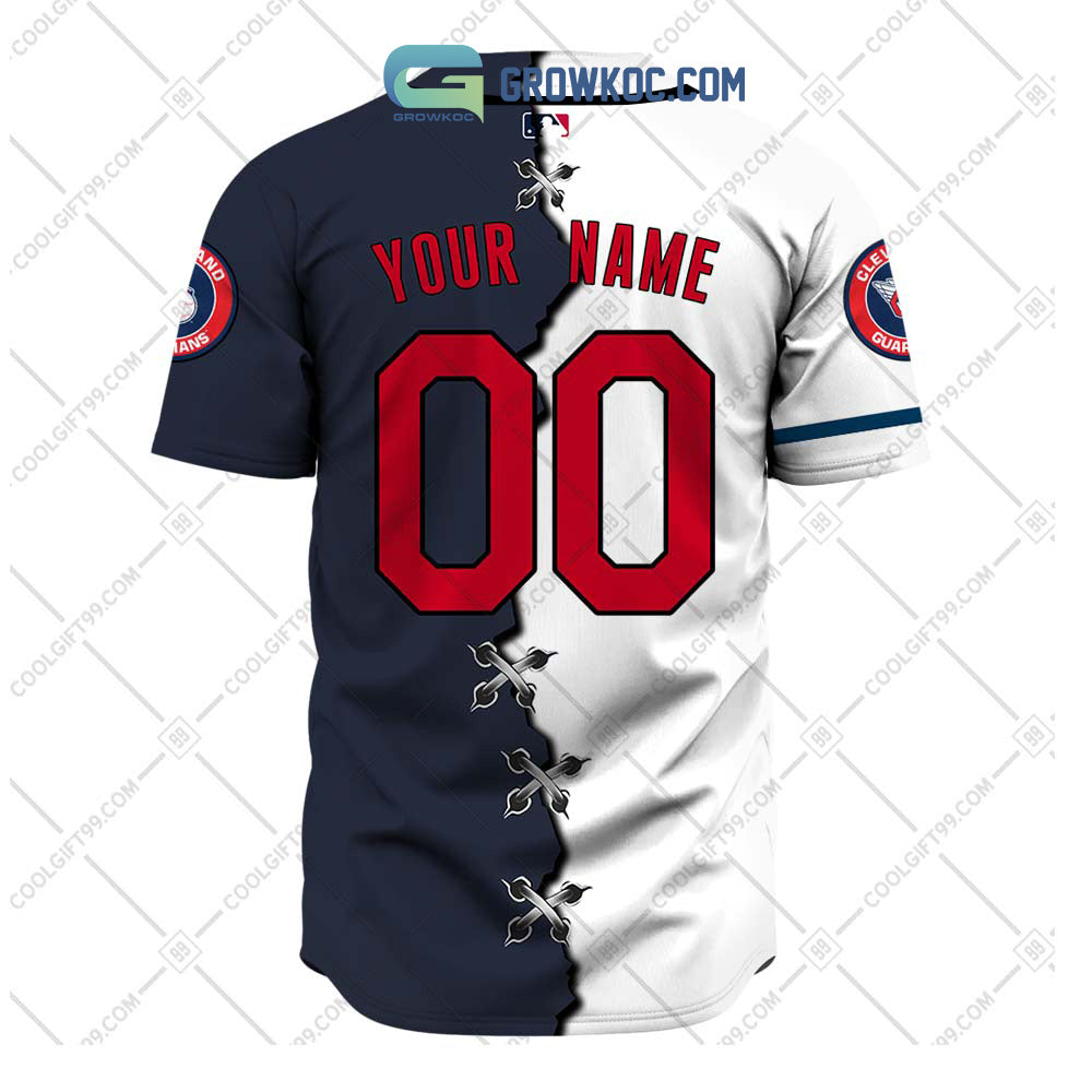 Cleveland Guardians MLB Personalized Mix Baseball Jersey