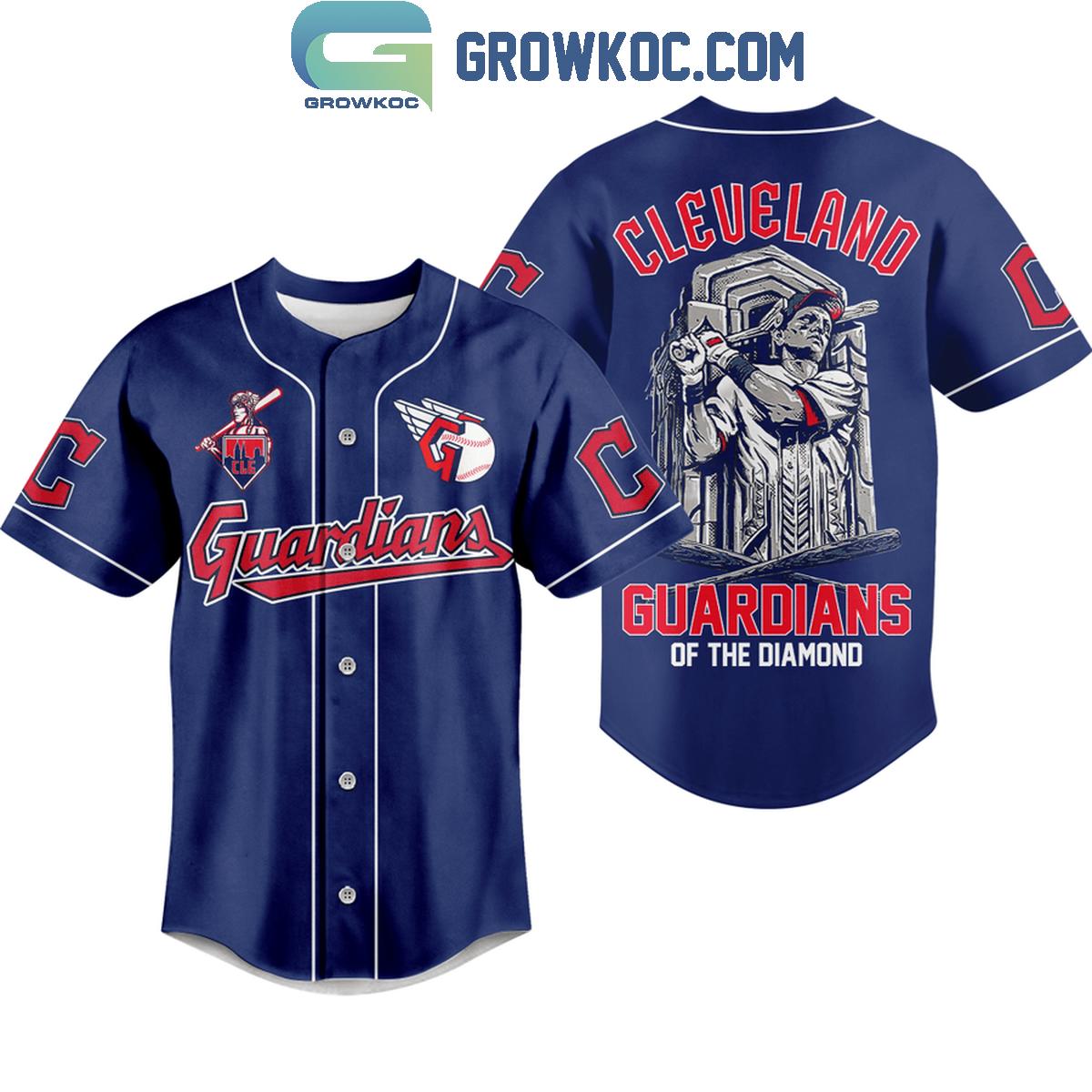 Cleveland Guardians Of The Diamond Personalized Baseball Jersey