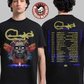 Clutch Suffer No Evil Tour 2026 Merch With Dates Back Two Sided T-Shirt