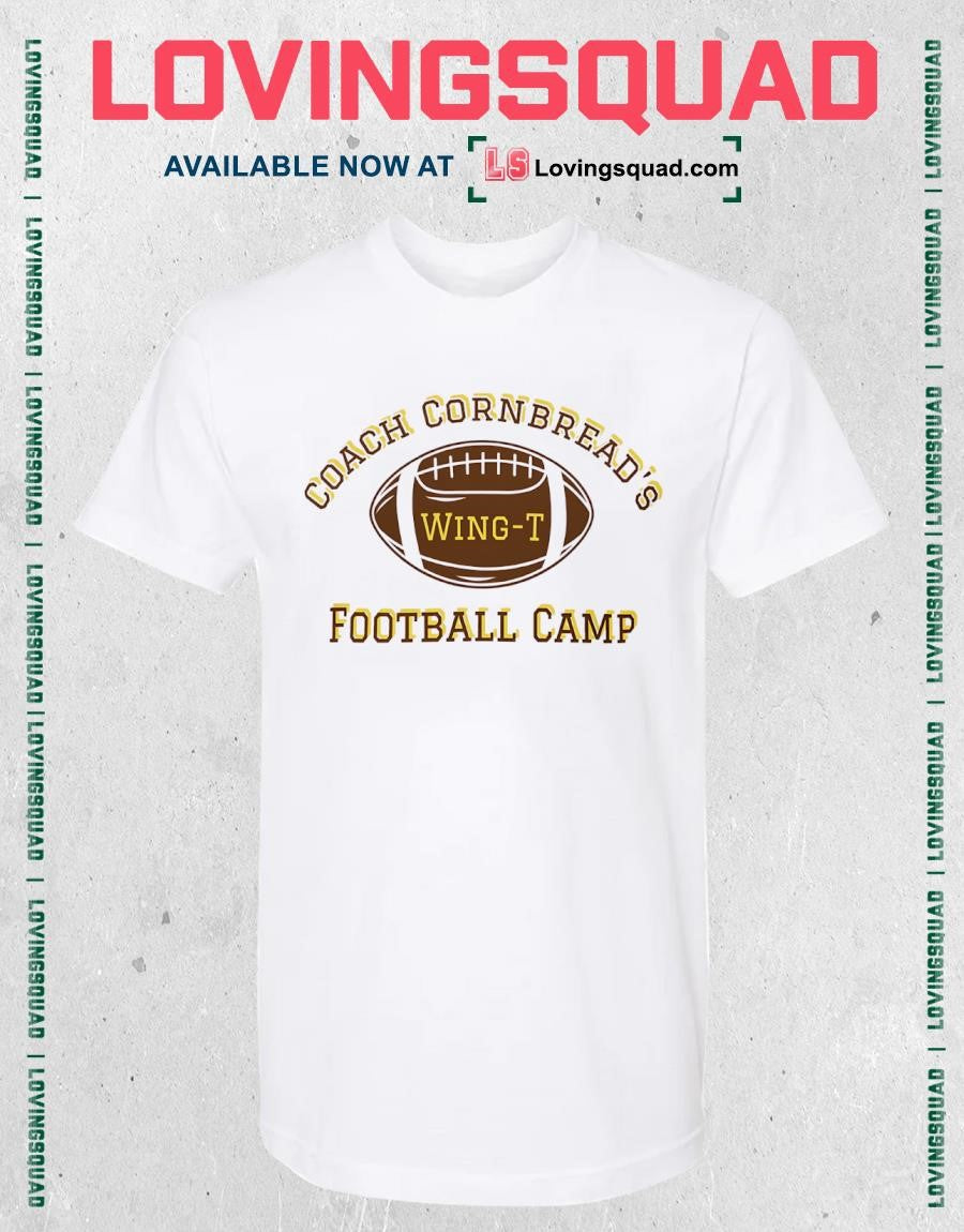 Coach Cornbread’s Wing-T Football Camp T-shirt