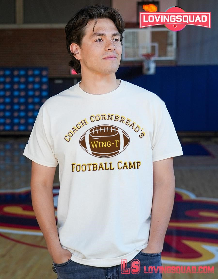 Coach Cornbread’s Wing-T Football Camp T-shirt