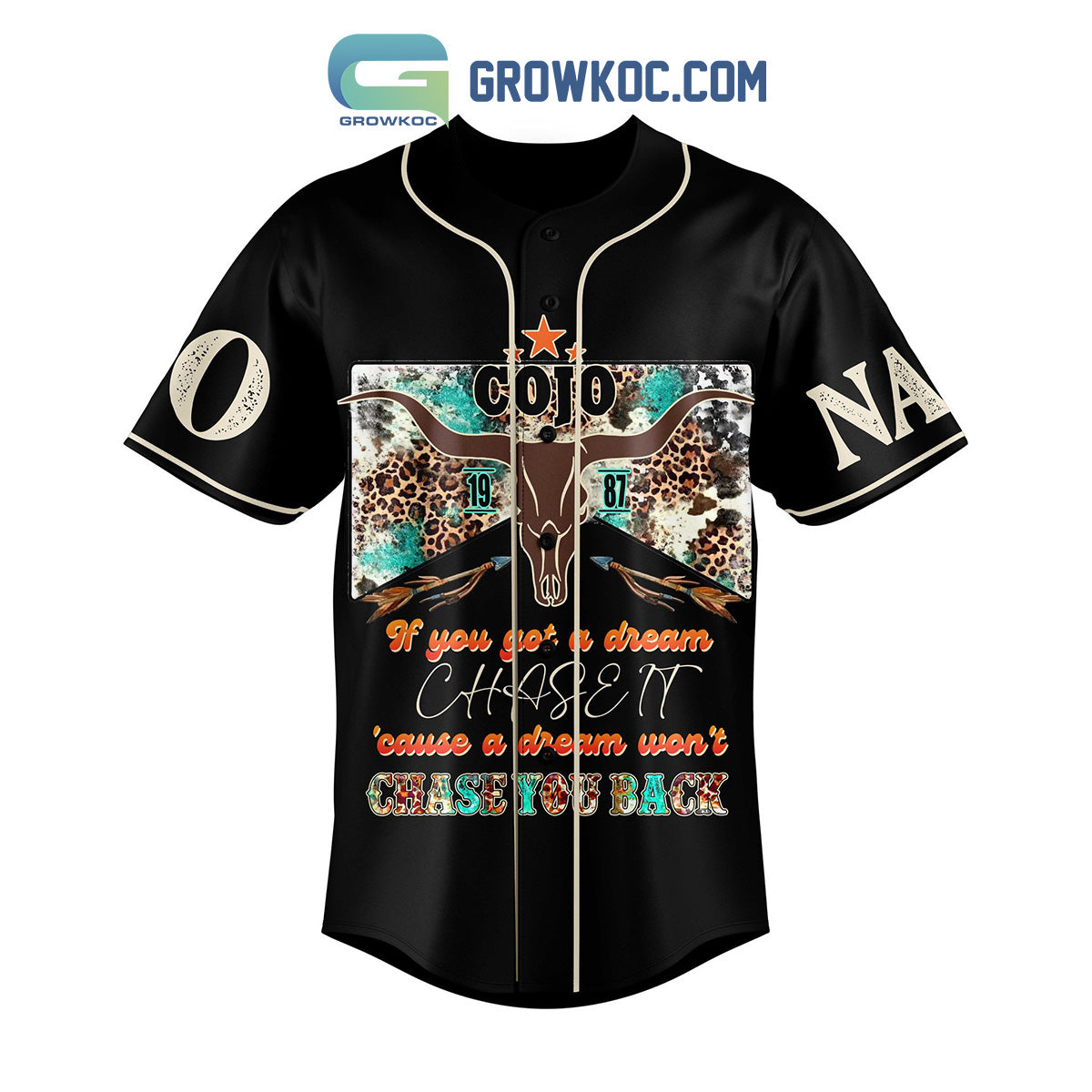 Cody Johnson Made Of Leather Personalized Baseball Jersey