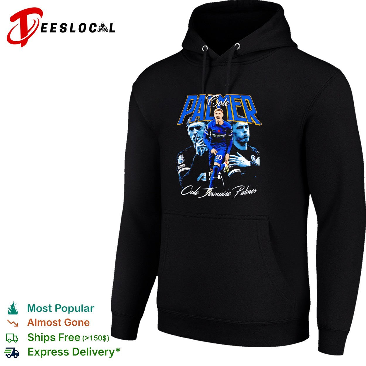 Cole Jermaine Palmer Chelsea portrait shirt