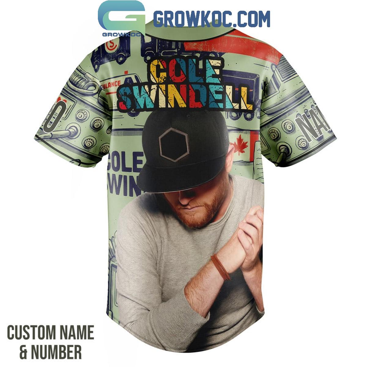 Cole Swindell Never Say Never Fan Personalized Baseball Jersey