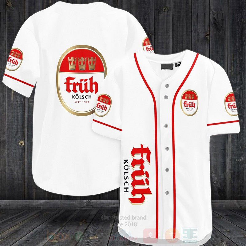FASHION Colner Hofbrau Fruh Baseball Jerseys Botton Shirt