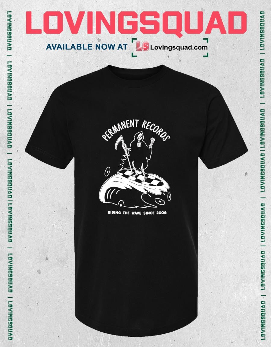 Conan O’Brien Permanent Records Grim Reaper Surfing T-Shirt