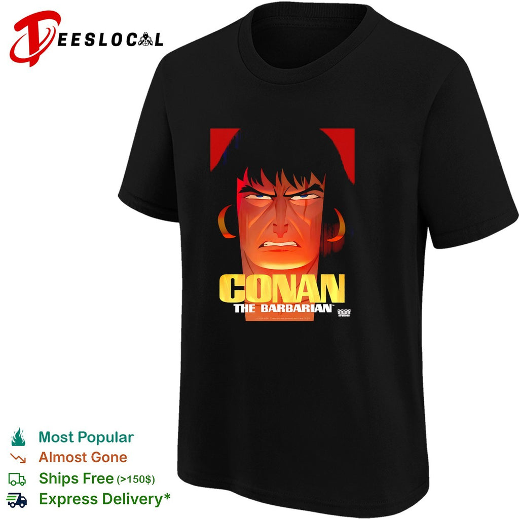 Conan the Barbarian portrait poster shirt