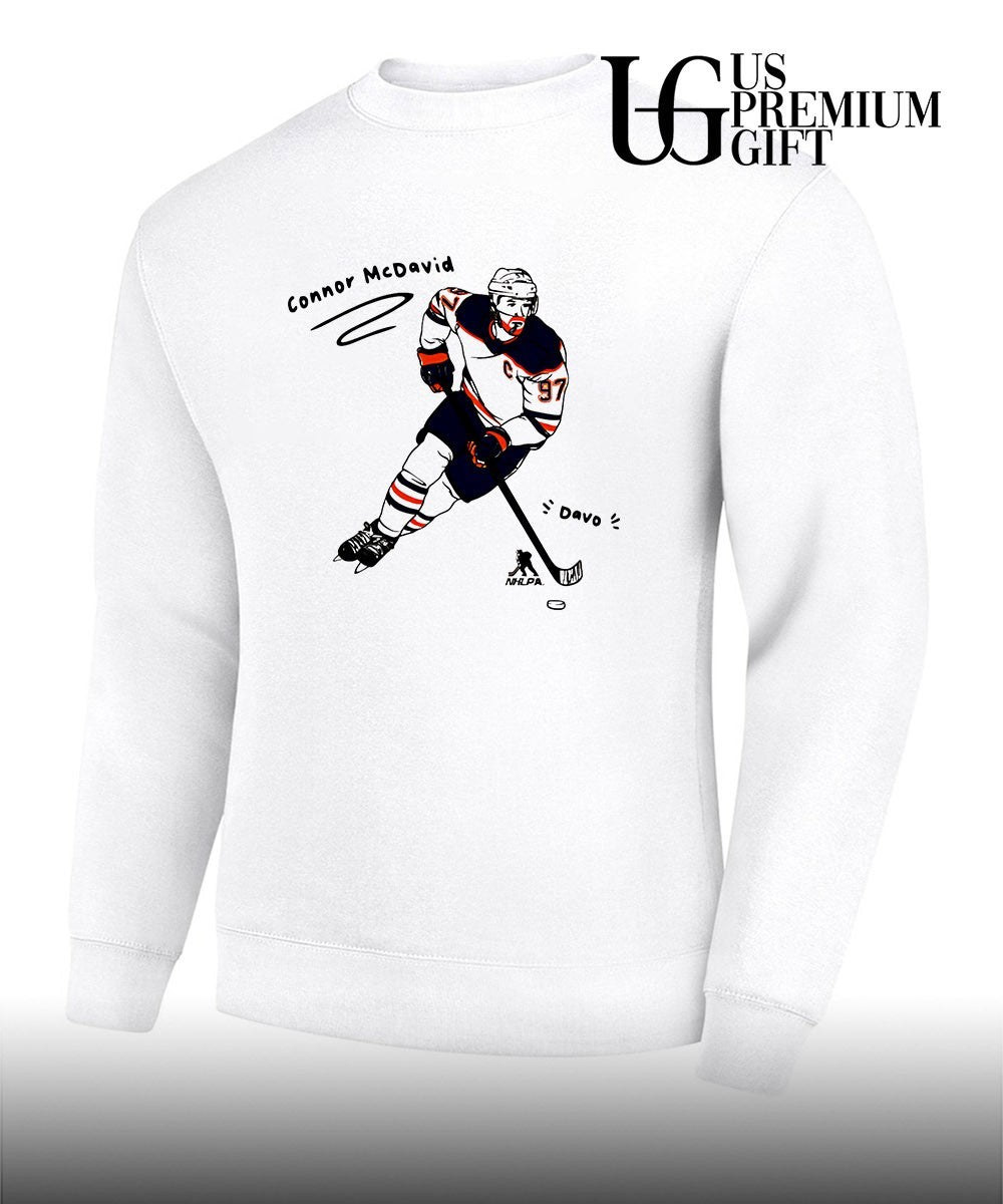 Connor McDavid Edmonton Oilers NHL Davo shirt
