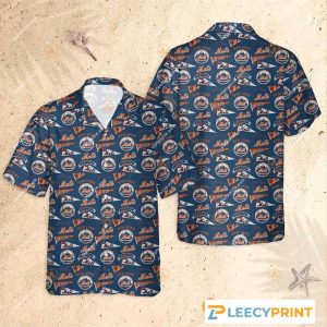 Cool New York Mets MLB Hawaiian Shirt, Mets Hawaiian Shirt