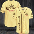 FASHION Corona Familiar Beer Baseball Jerseys Botton Shirt
