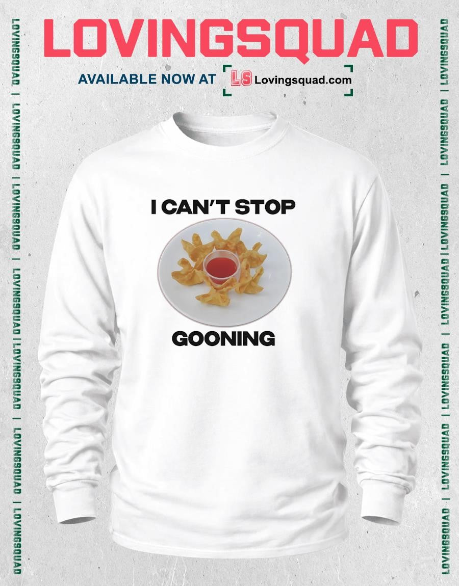 Crab Rangoon I Can’t Stop Gooning T-Shirt