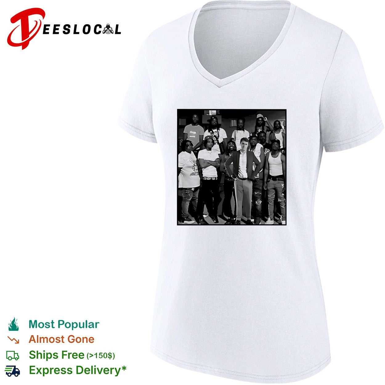 Crew group photo shirt