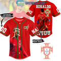 Cristiano Ronaldo Portugal Football Captain Siuu Personalized Baseball Jersey