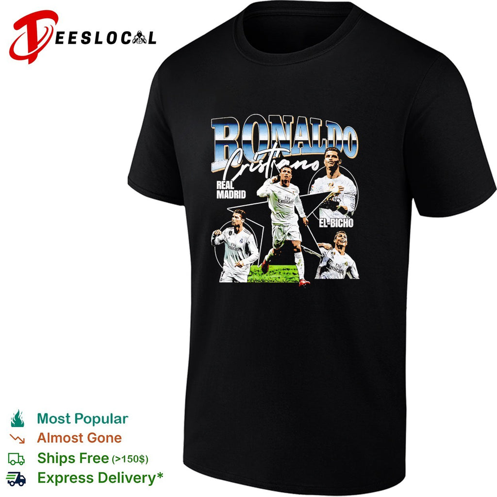 Cristiano Ronaldo Real Madrid El Bicho portrait shirt